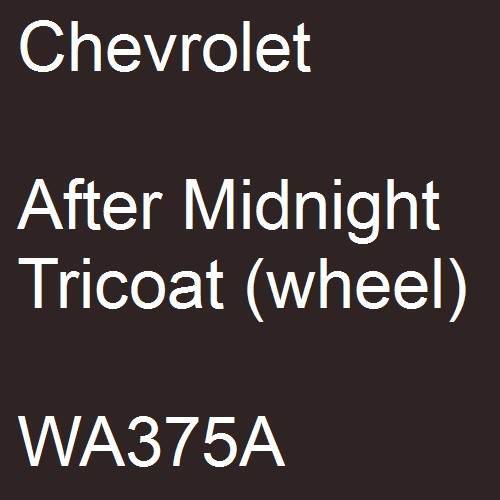 Chevrolet, After Midnight Tricoat (wheel), WA375A.